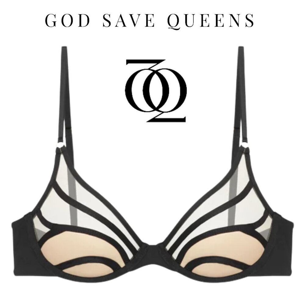 God Save Queens, Lana Push Up Bra - Size L, NWT